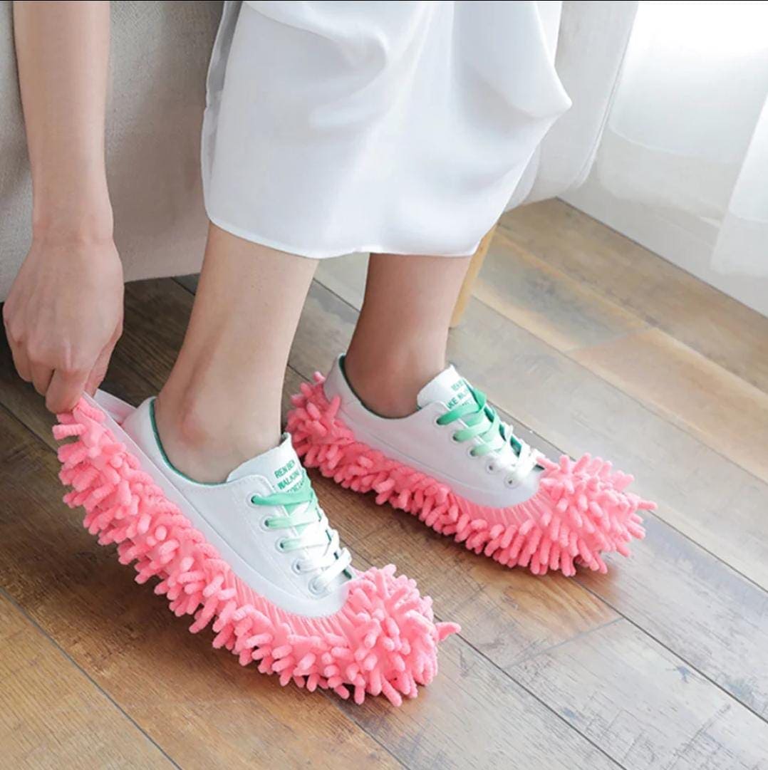 Dust Cleaning Grazing Slippers, Floor Cleaning Lazy Shoe Cover, Microfiber Duster Cloth,  Multi-Function Duster Mop Slippers, Washable Reusable Microfiber Foot Socks Dust Cleaning Grazing Slippers, Floor Cleaning Lazy Shoe Cover, Microfiber Duster Cloth,  Multi-Function Duster Mop Slippers, Washable Reusable Microfiber Foot Socks